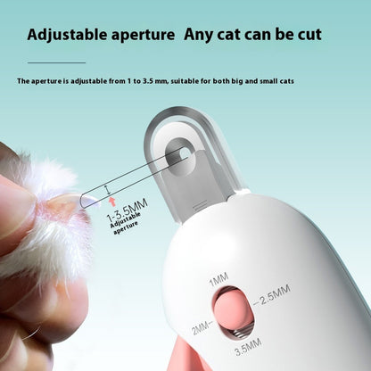 Cat Nail Clipper With Gravity Push