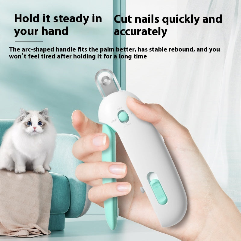 Cat Nail Clipper With Gravity Push