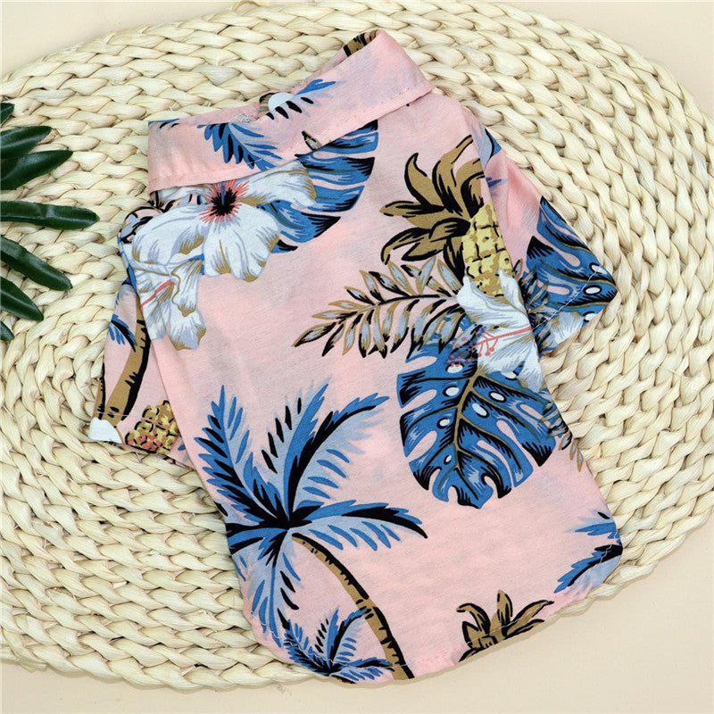 High-Quality Fabrics Trendy Hawaiian Pets Shirt