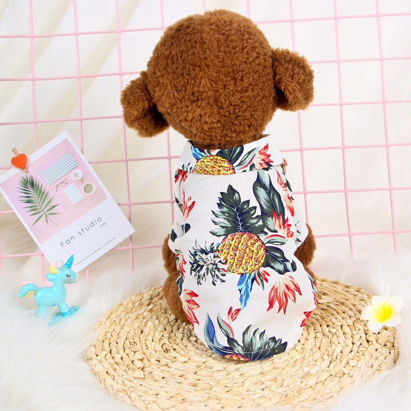 High-Quality Fabrics Trendy Hawaiian Pets Shirt