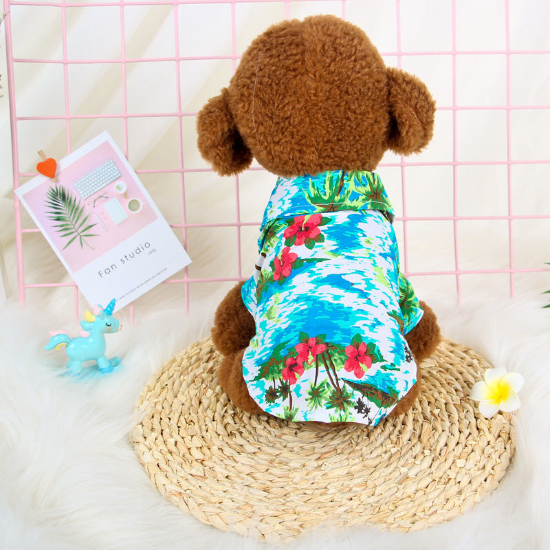 High-Quality Fabrics Trendy Hawaiian Pets Shirt