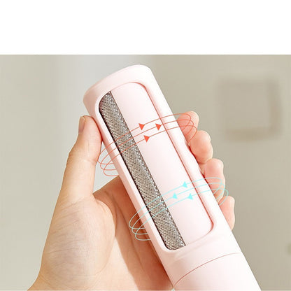 2-In-1 Effective Fur Dust Removal Roller Self Cleaning Brush