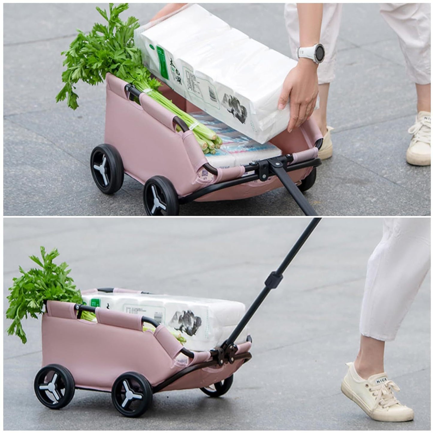 Portable Foldable Pet Stroller: Comfortable Travel For Cats & Dogs!