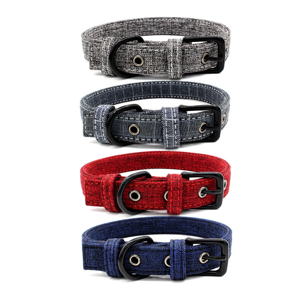 Strong and Durable Double Layer Traction Dog Collar