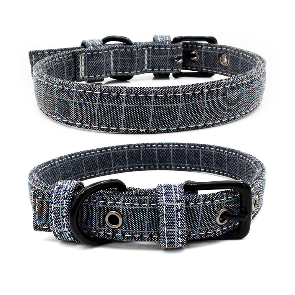 Strong and Durable Double Layer Traction Dog Collar