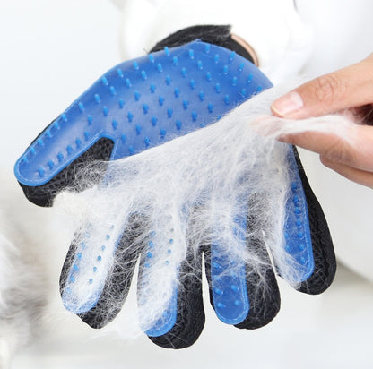 Easy to Handle & Flexible Pet Hair Removal Soft Toothed Glove