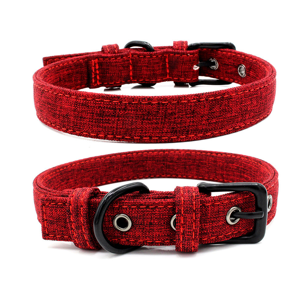 Strong and Durable Double Layer Traction Dog Collar