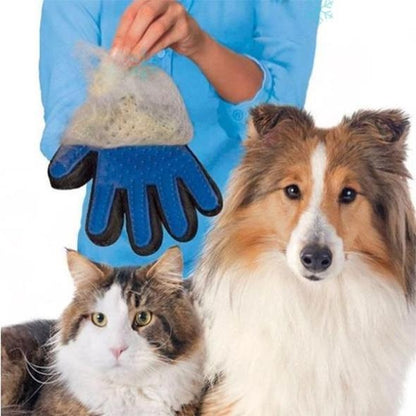 Easy to Handle & Flexible Pet Hair Removal Soft Toothed Glove