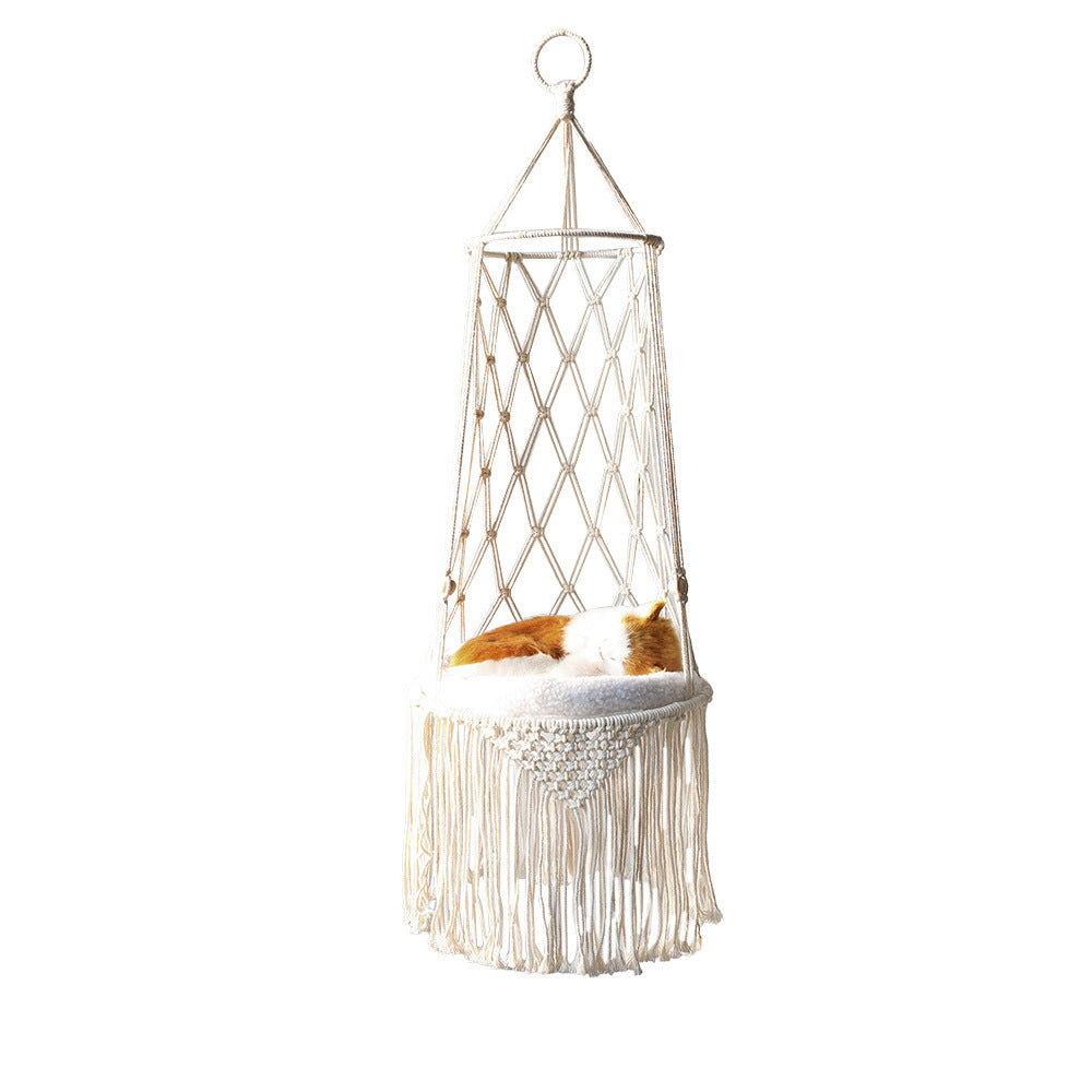 Macrame Pets Bed Wall Hanging Swing