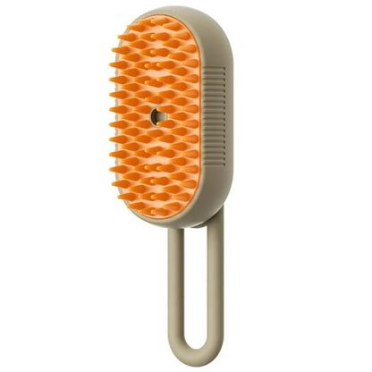 3-In-1 Electric Steamy Pet Grooming & Massage Brush