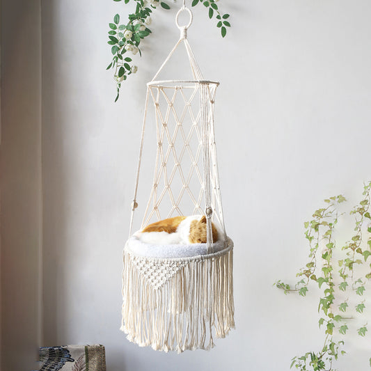 Macrame Pets Bed Wall Hanging Swing